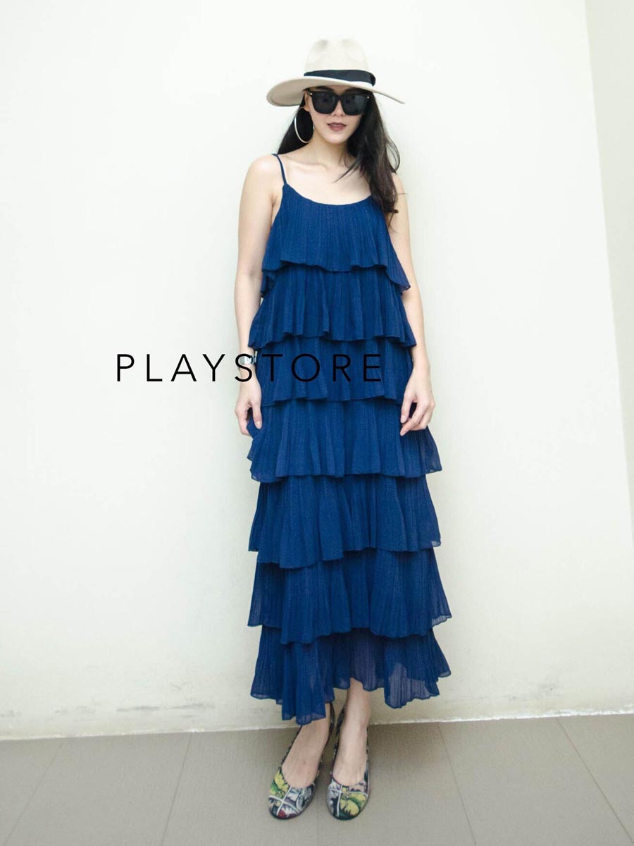 เสื้อผ้าผู้หญิง HeaVeN-7STePs -PLEAT-MAXiDReSS-8